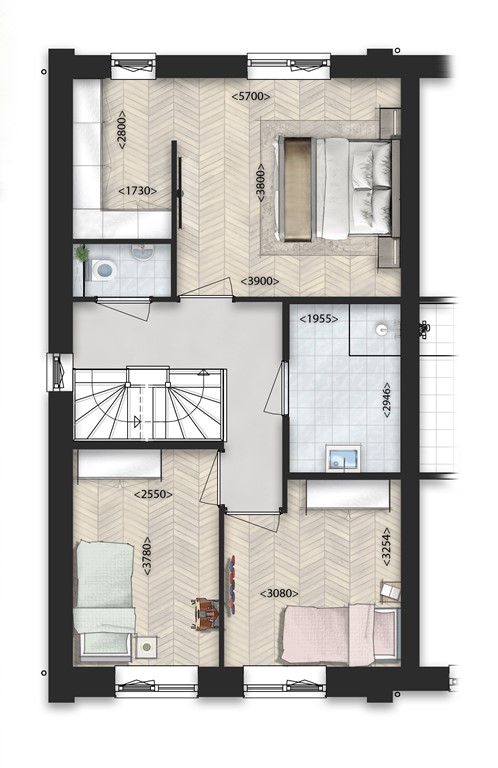 mediumsize floorplan